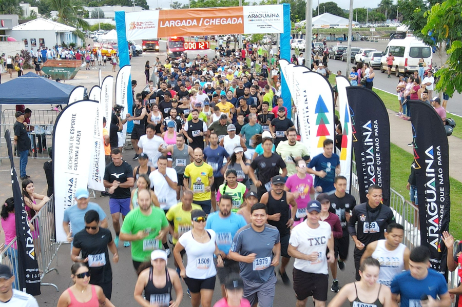 Kits da 33ª Corrida do Trabalhador de Araguaína começam a ser entregues nesta quarta-feira, 30