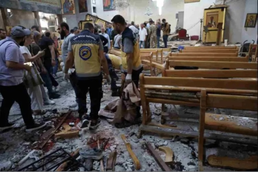 Atentado em igreja deixa 25 mortos na Síria e expõe nova ameaça extremista em Damasco