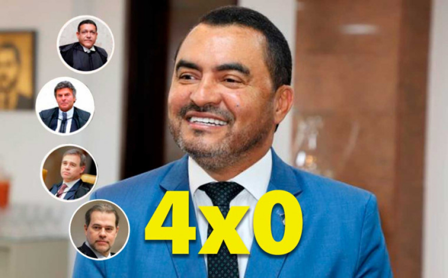 STF forma 4 a 0 e mantém Wanderlei Barbosa no cargo; julgamento segue até esta quinta-feira (11)