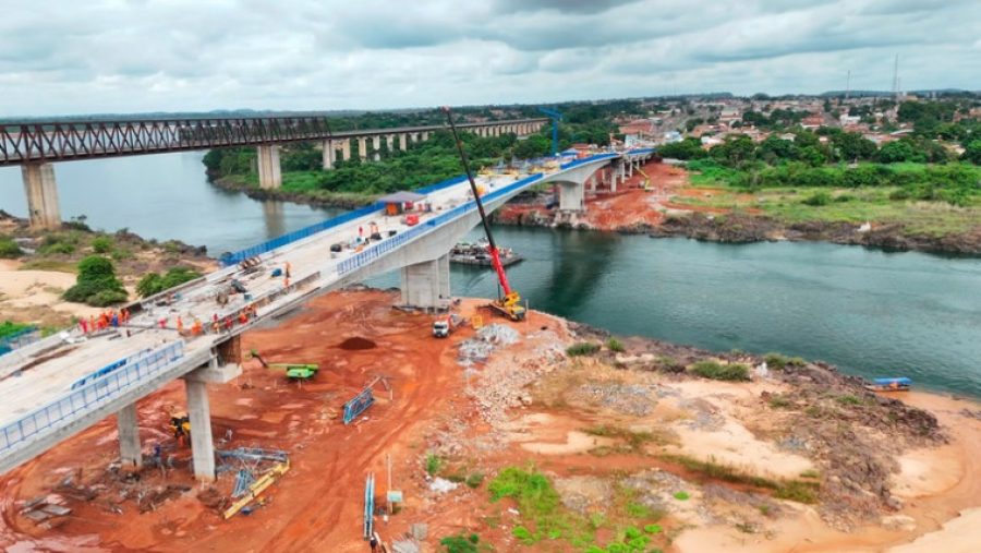 Reconstrução da Ponte JK chega a 95% e tráfego deve ser liberado ainda este mês