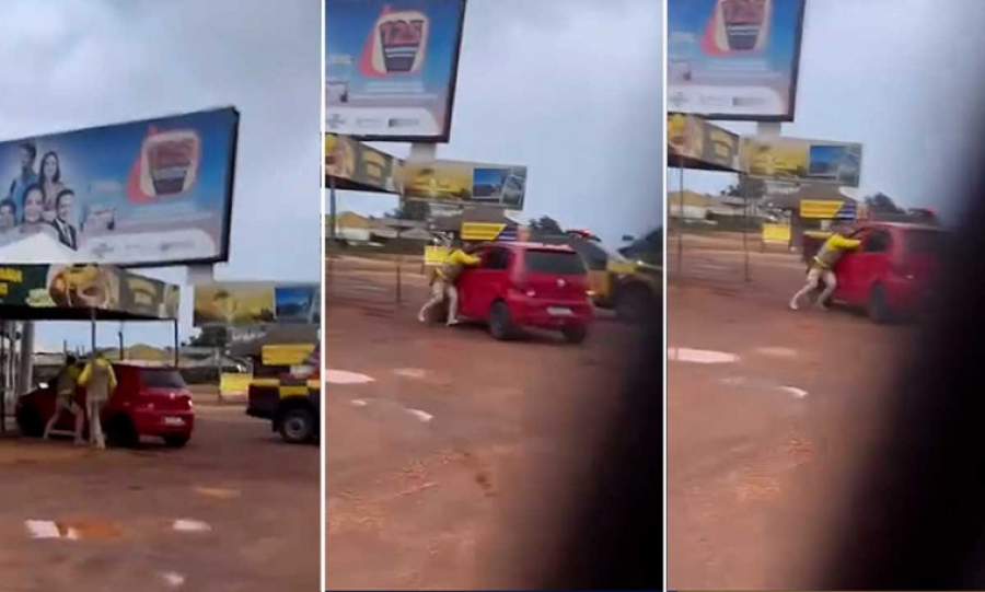 Agente é arrastado por motorista durante abordagem na TO-080