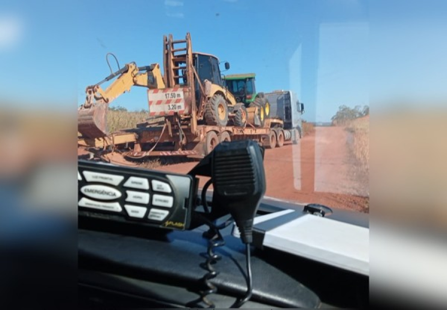 PRF RECUPERA MAQUINÁRIOS AVALIADOS EM R$ 2 MILHÕES ROUBADOS EM CANTEIRO DE OBRAS DE ARAGUAÍNA