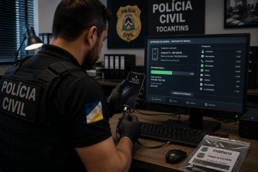 TECNOLOGIA DESENVOLVIDA NO TOCANTINS É DISPONIBILIZADA GRATUITAMENTE PARA FORTALECER INVESTIGAÇÕES CRIMINAIS EM TODO O BRASIL